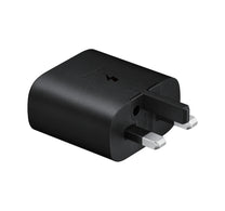 محول سفر سامسونج 25 وات (شحن فائق السرعة بدون كابل USB) - EP-TA800NBEGAE، أسود