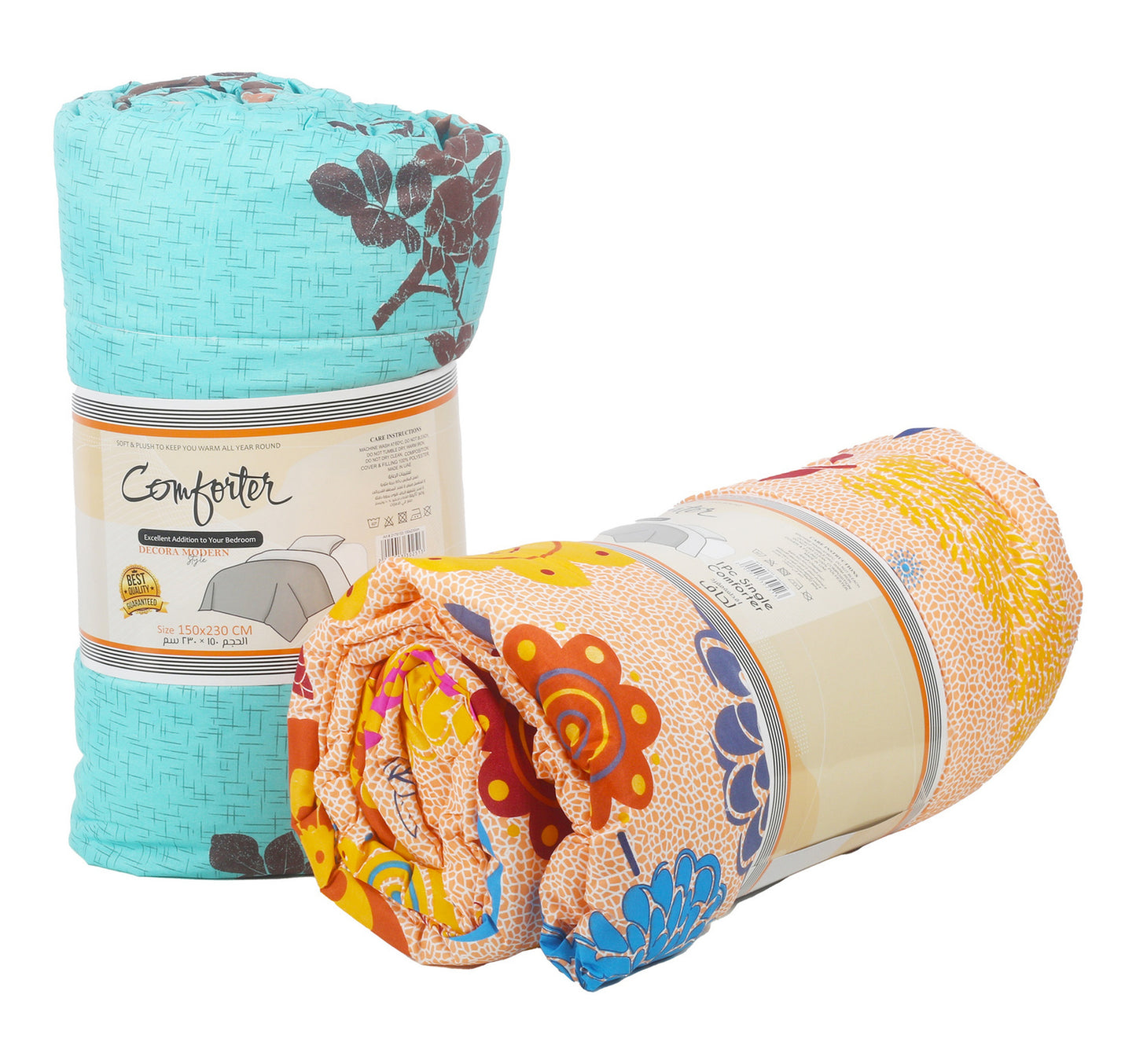 Decora Roll Comforter 150 x 230cm Assorted Colours