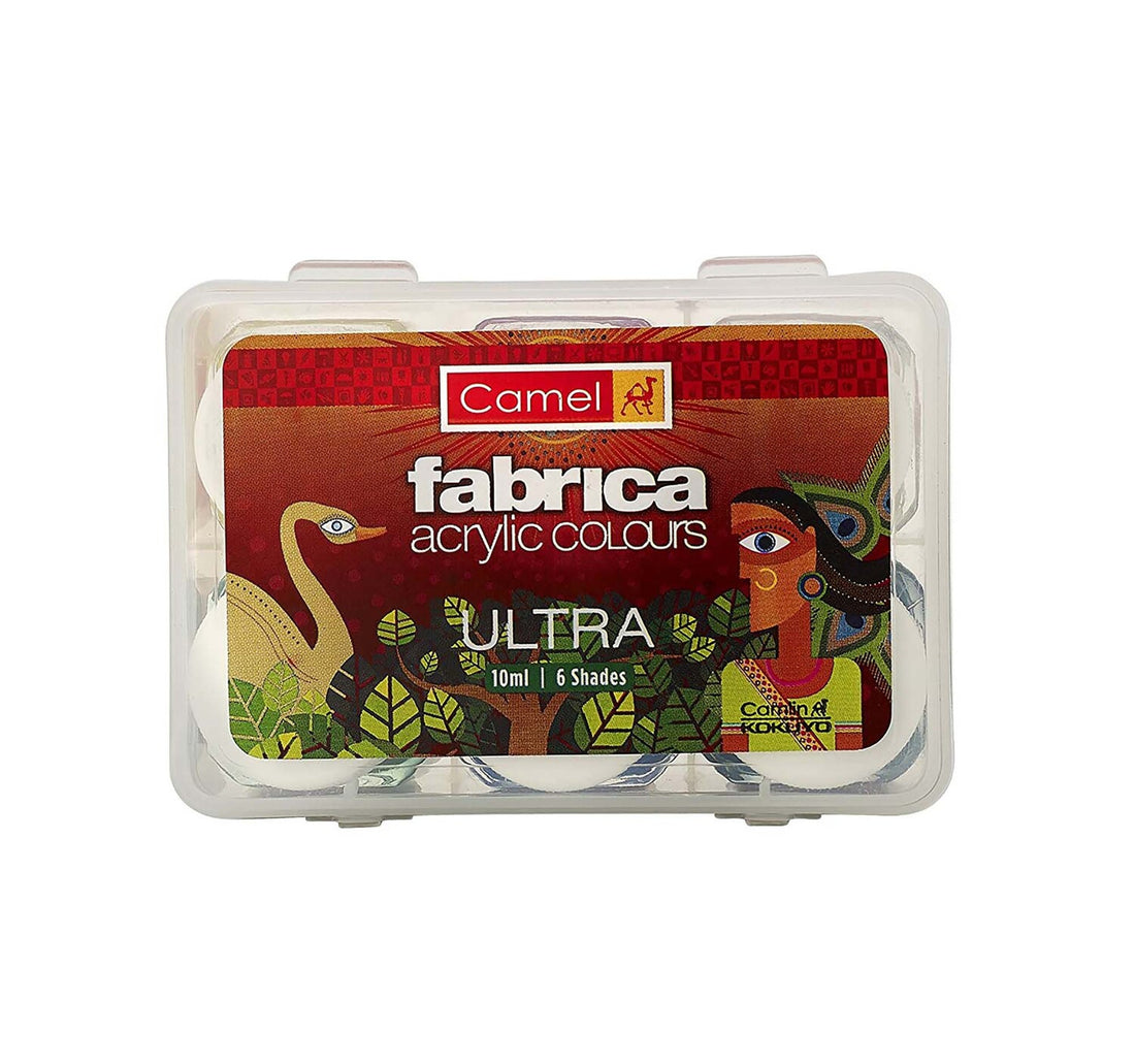 Camel Fabrica Acrylic Colours Ultra Sets 10mlx6 Shades