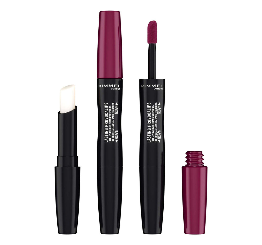 Rimmel London Lasting Provocalips Liquid Lipstick, 440 Maroon Swoon, 2.2 ml