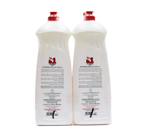 No.1 Dish Washing Gold 2 x 800 ml