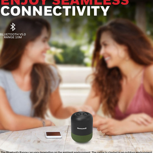 Honeywell 5 W Moxie V200 Wireless Bluetooth Speaker, Olive Green
