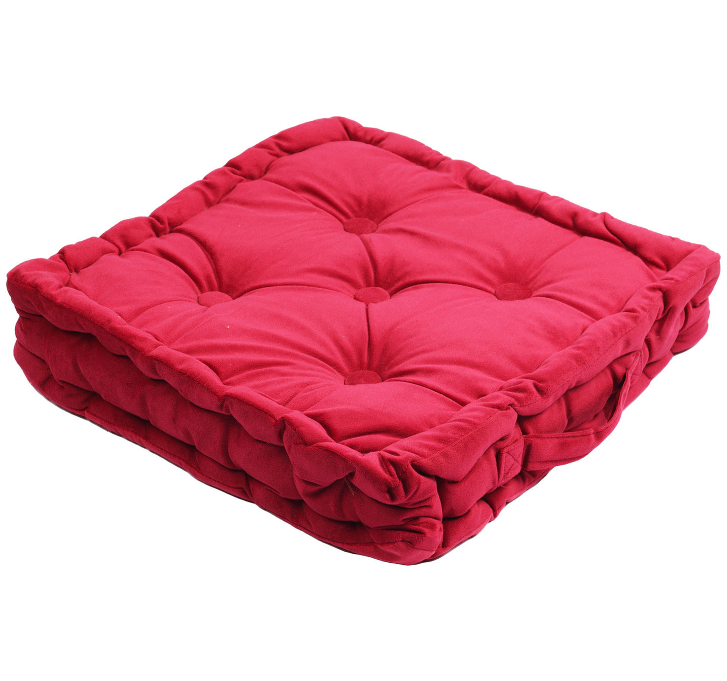 Super Soft Box Cushion Velvet 40 x 40cm Assorted Colours
