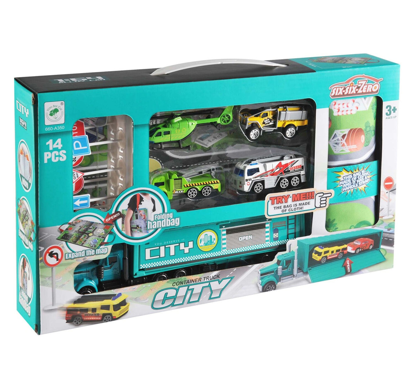 Skid Fusion Truck With Map Play Set 660-A350