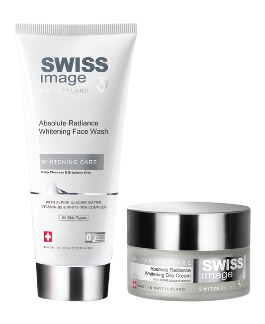 غسول الوجه لتفتيح البشرة من سويس إيميج أبسولوت راديانس 200 مل + كريم النهار 50 مل