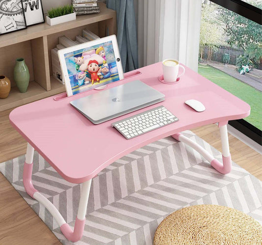 Maple Leaf Home Multi Purpose Folding Table, Pink, KT865