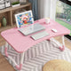 Maple Leaf Home Multi Purpose Folding Table, Pink, KT865