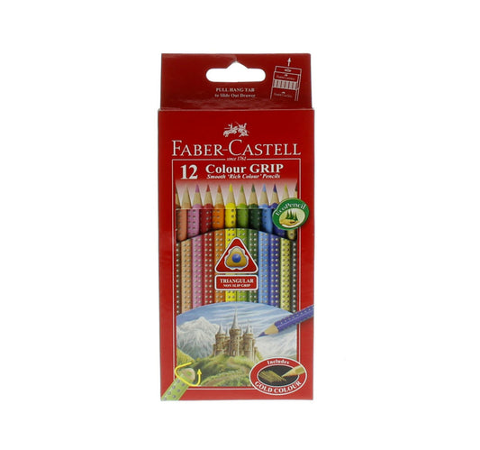 Faber Castell Grip Color Pencil 12 Pieces