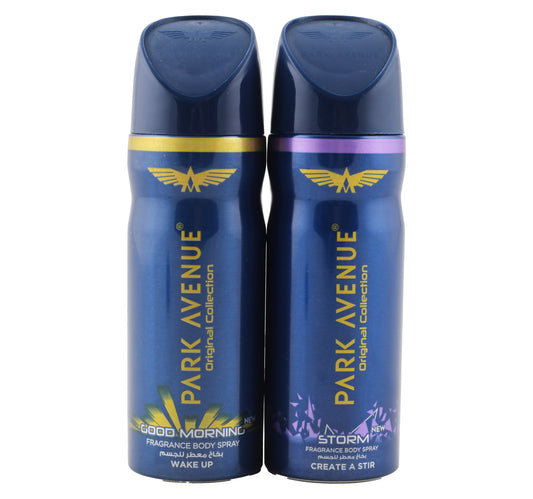 Park Avenue Deodorant Body Spray Signature For Men Assorted Value Pack 2 x 150 ml