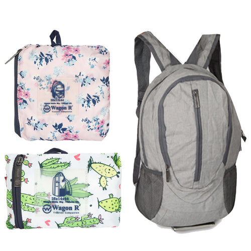 Wagon R Foldable Backpack, Assorted, F1810078