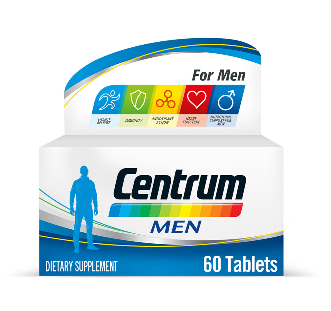 مكمل غذائي سنتروم للرجال 60 قطعة