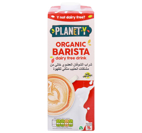 PlanetY Organic Barista Dairy Free Drink 1 Litre