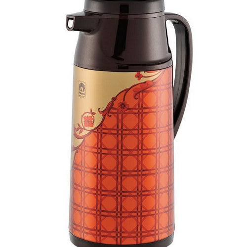 Peacock Flask Button 1.6Ltr Assorted