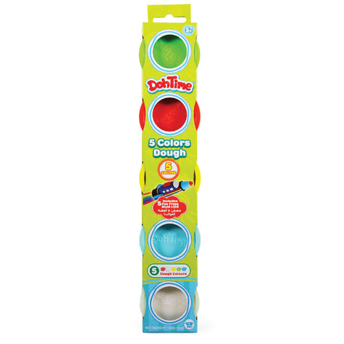 Doh Time Dough 5Pc Pack 1oz 3215