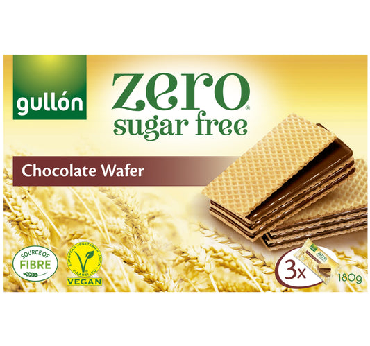 Gullon Wafer Chocolate Sugar Free 180 g