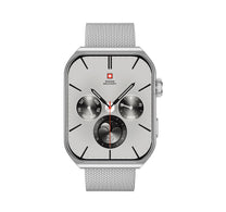 Swiss Military Smart Watch Alps 3 Silver Stainless Steel