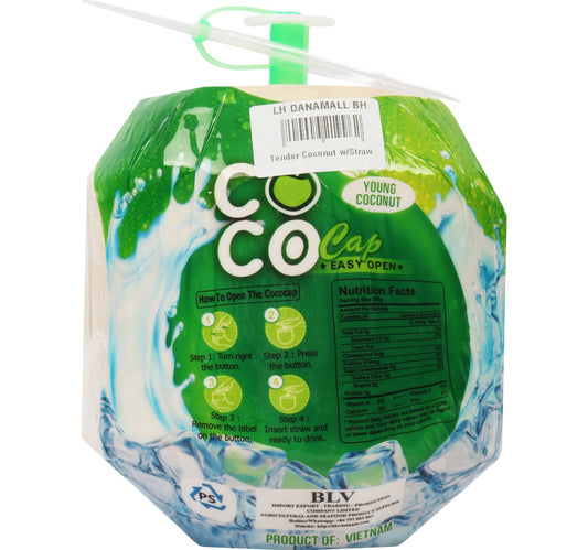 Tender Coconut With Straw 1 pc