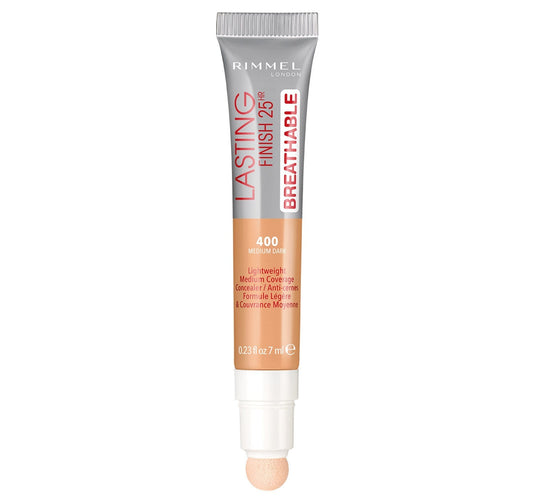 Rimmel London Lasting Finish Breathable Concealer Shade 400 Medium Dark 7ml