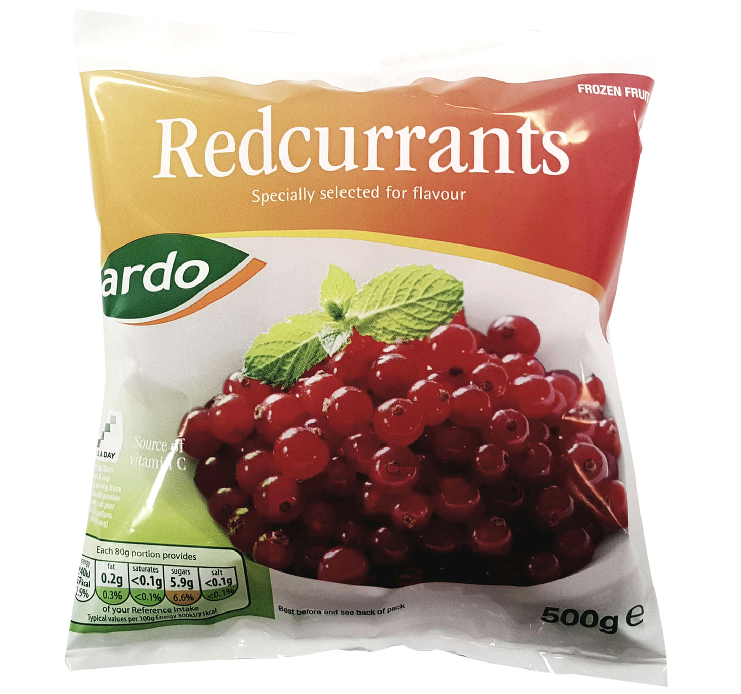 Ardo Redcurrants 500 g