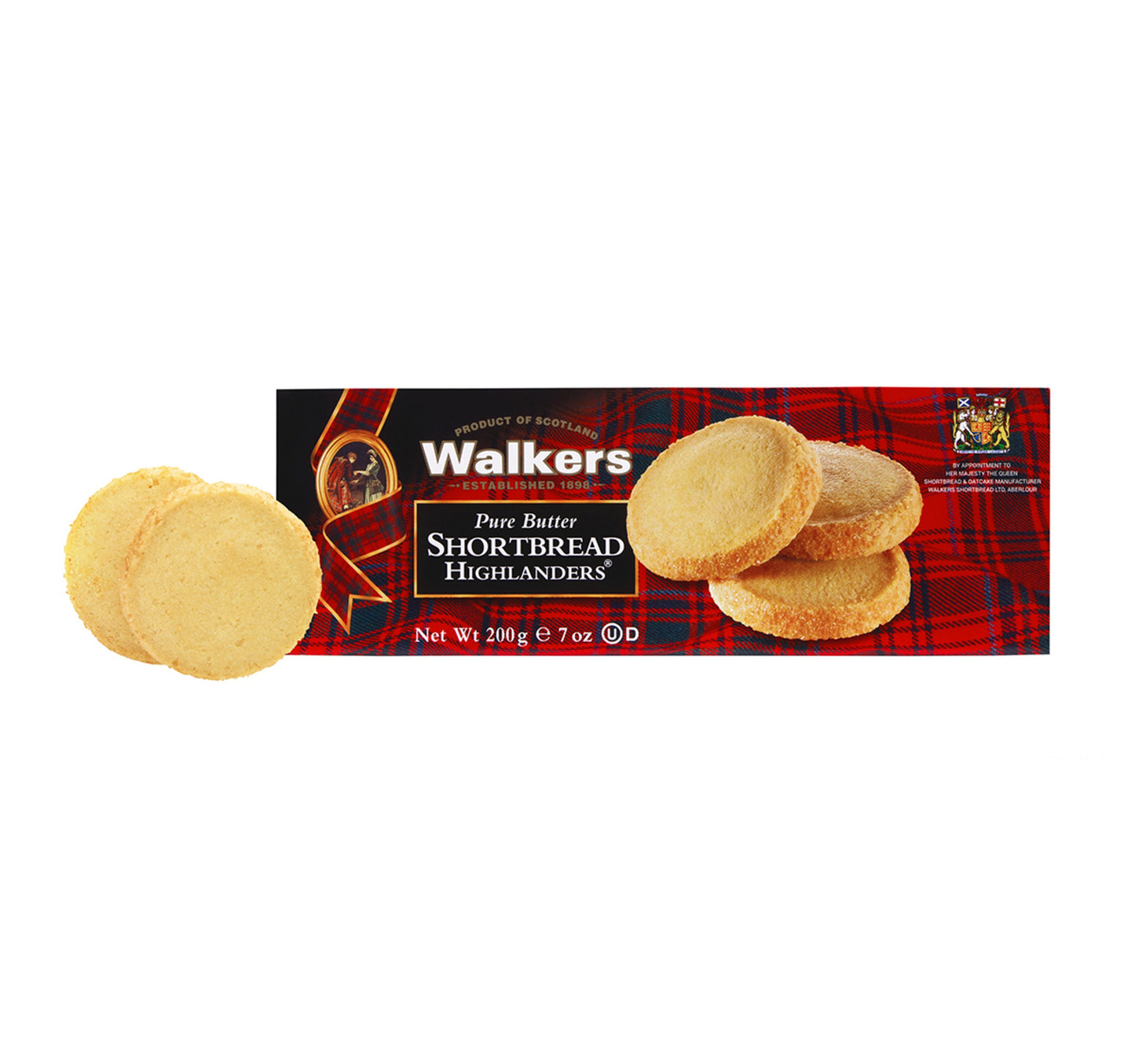 Walkers Pure Butter Shortbread Highlanders 200 g