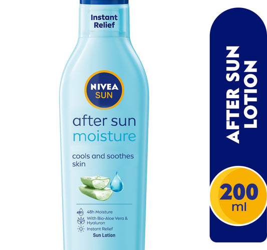 لوشن نيفيا صن المرطب بعد التعرض لأشعة الشمس مع خلاصة الصبار وزيت الأفوكادو، منعش ومهدئ، 200 مل
