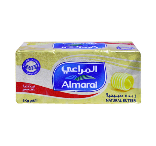 Almarai Natural Butter Unsalted 1 kg