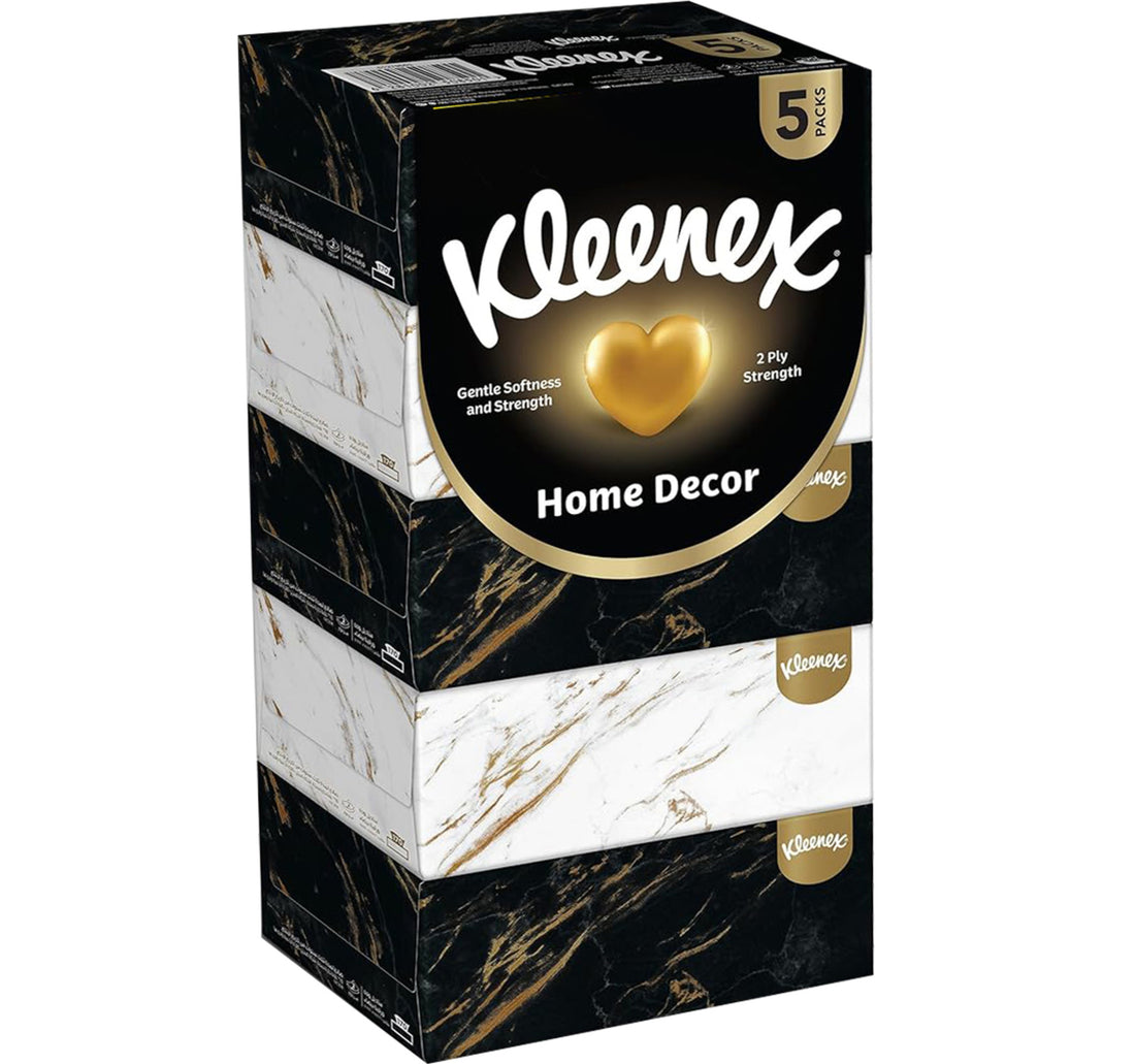 Kleenex Home Decor Facial Tissue 2ply Value Pack 5 x 170 Sheets
