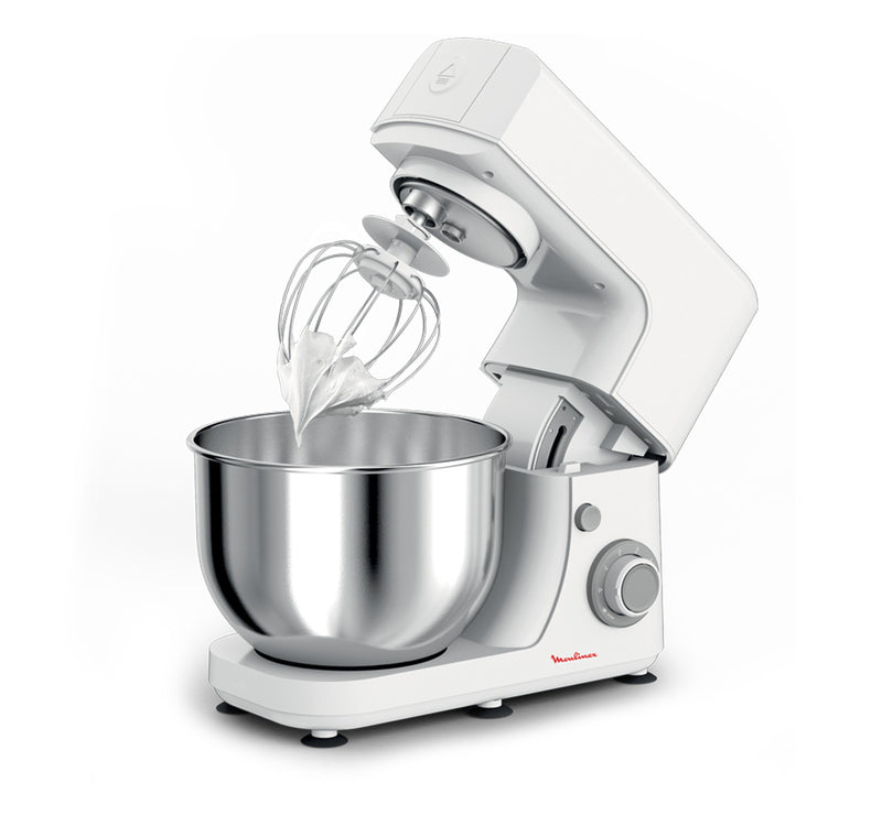 Moulinex Kitchen Machine QA150127 800W,4.8Ltr Steel Bowl