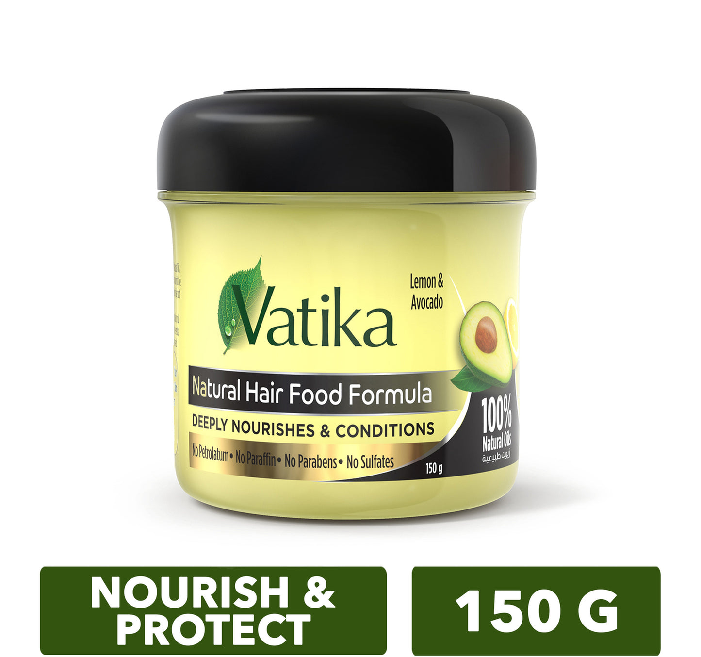 Dabur Vatika Lemon & Avocado Natural Hair Food Formula 150 ml