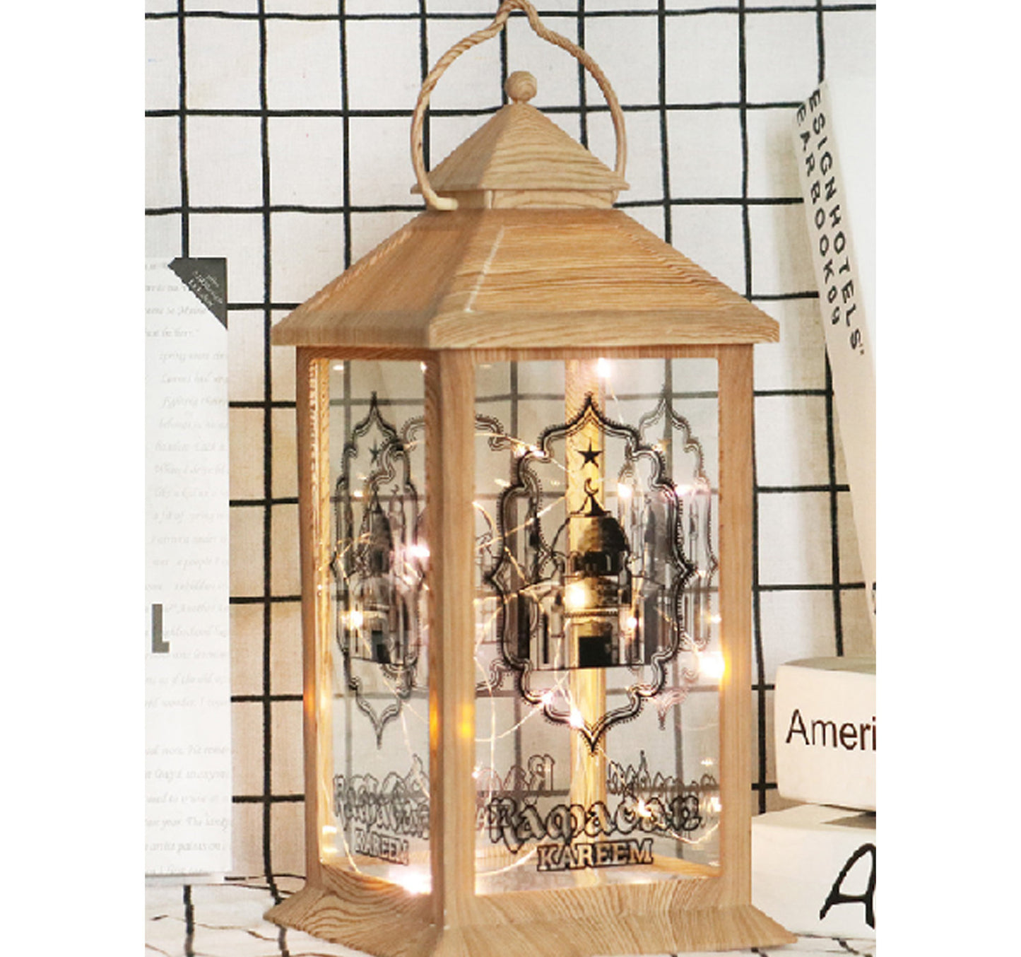 Party Fusion Ramadan/Eid Hanging Decoration Lantern, Assorted, WM-22529