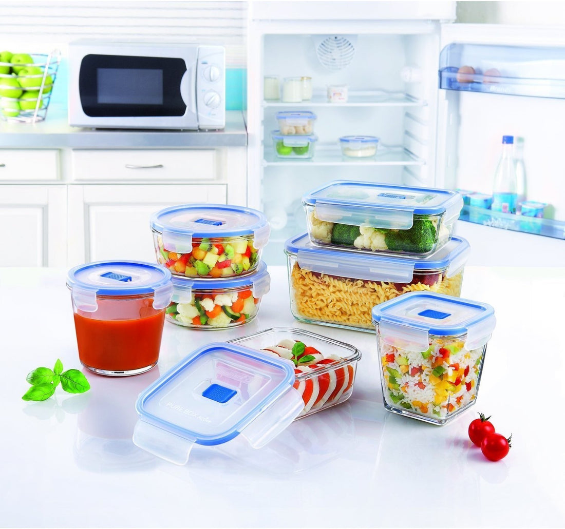 Luminarc Pure Box Active Glass Square Food Container Container, 122 cl, DG3182