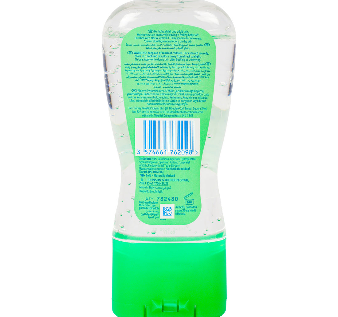 Johnson's Baby Hydrating Oil Gel With Aloe & Vitamin E 200 ml