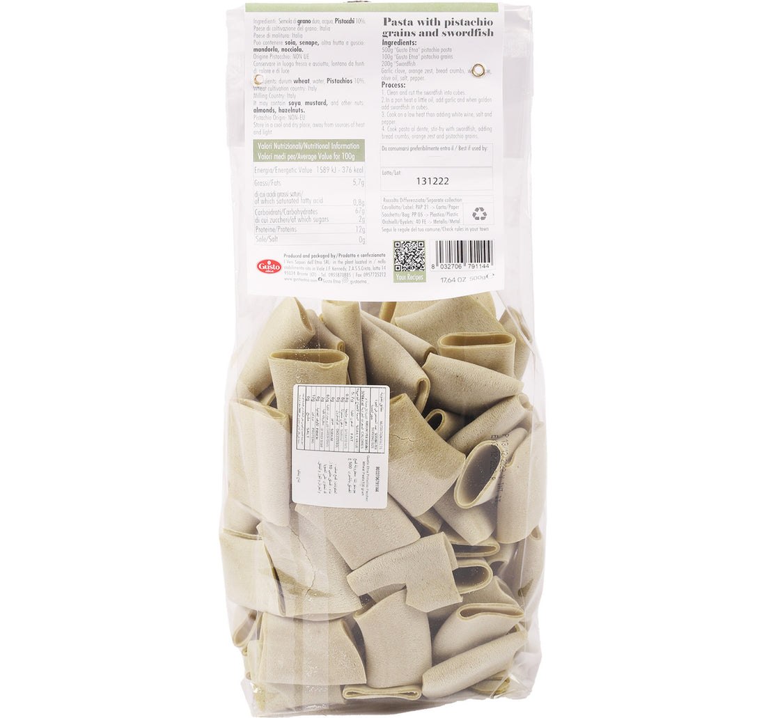 Gusto Etna Pistachio Wheat Pasta 500 g