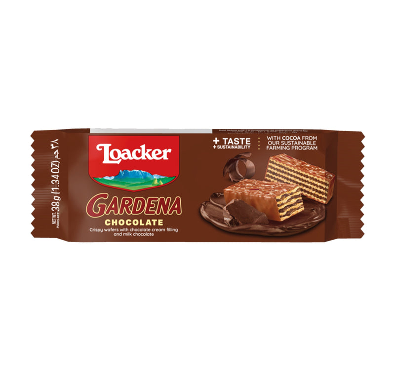 Loacker Gardena Milk Chocolate Coated Wafers With Chocolate Cream 38 g Lulu Hypermarket