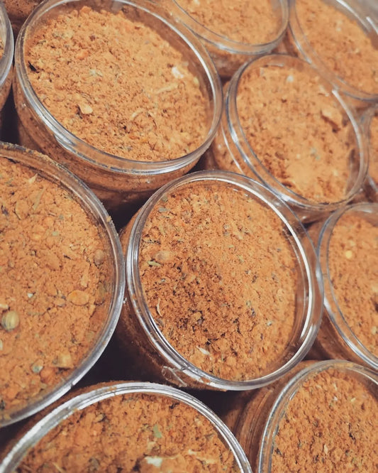 Coriander with garlic and onion spice