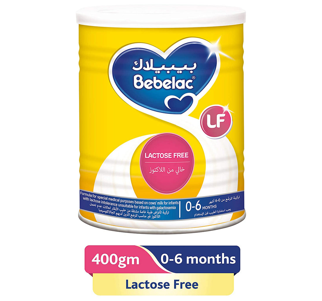 بيبيلاك حليب أطفال خالي من اللاكتوز من عمر 0 ​​إلى 6 أشهر 400 جرام