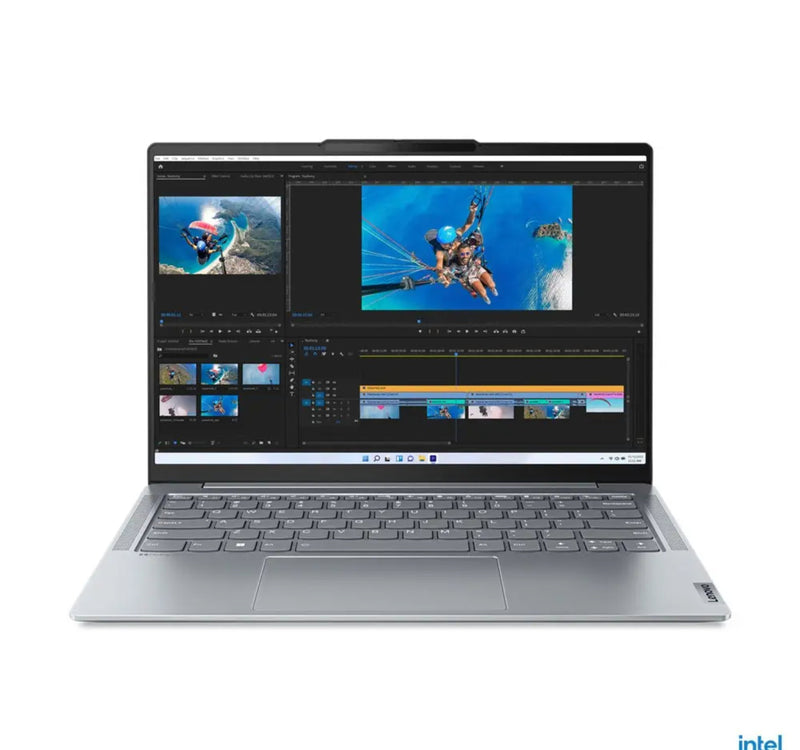 Lenovo Yoga Slim 6 Ultrabook, 14 Inches WUXGA OLED Display, Intel Core i5-13500H, 16 GB RAM, 512 GB Storage, Storm Grey, 83E0002GAX