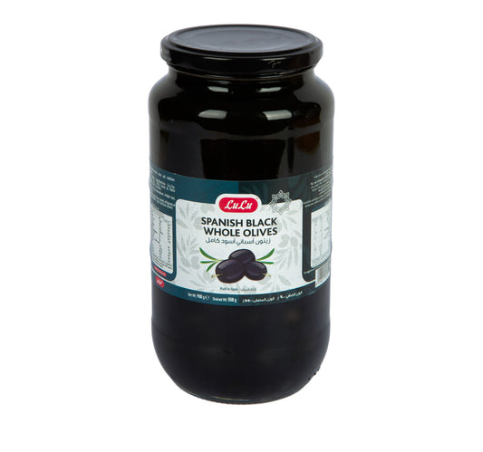 زيتون أسود كامل إسباني من لولو 550 جم