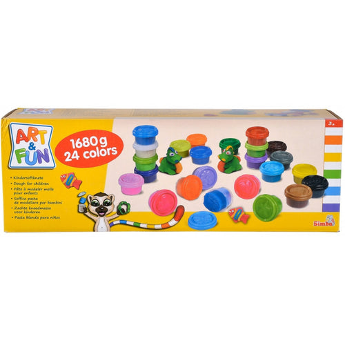 Art and Fun Soft Dough 24 Colors 106324528