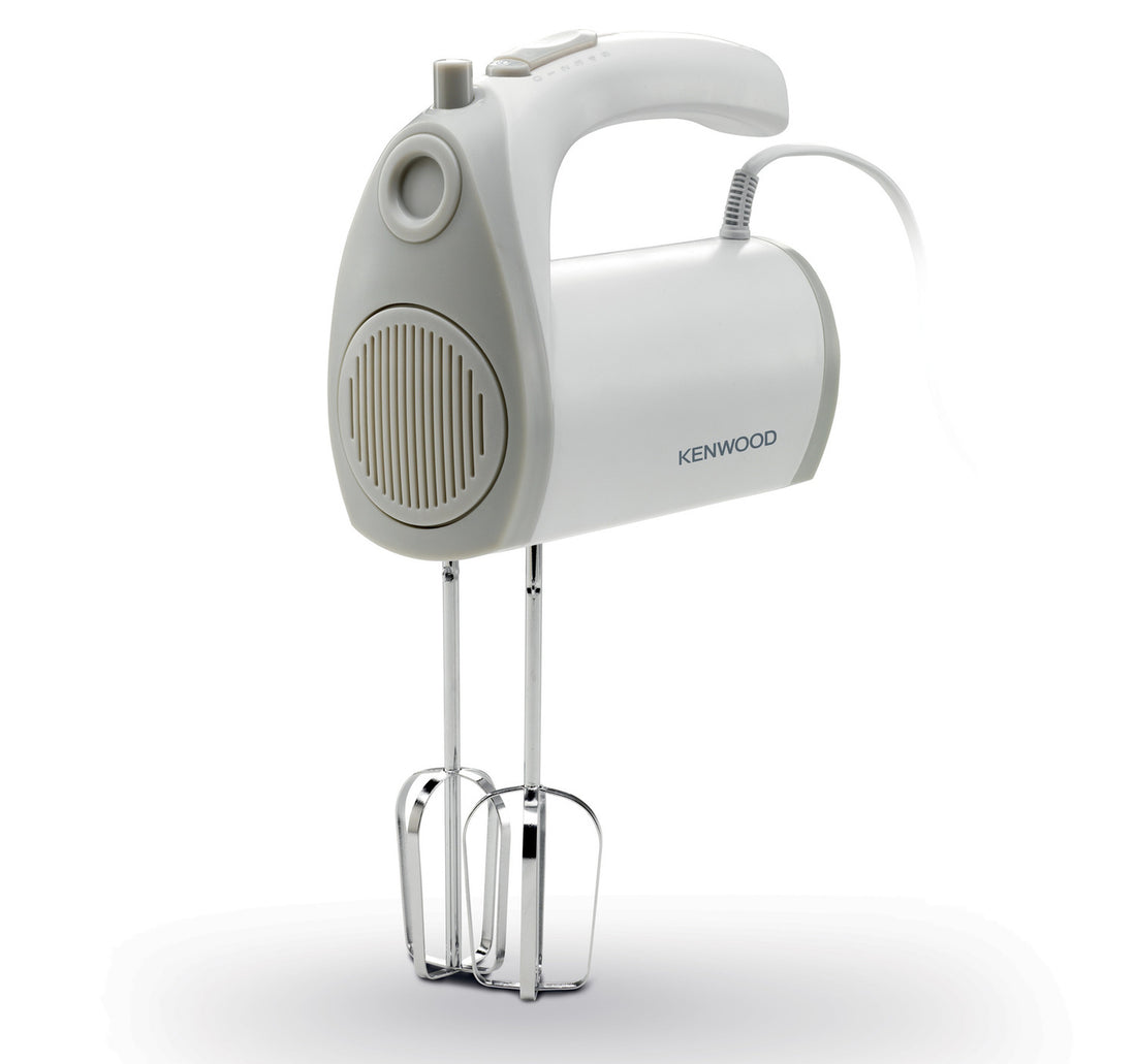 Kenwood Hand Mixer 300W, 5 Speeds plus turbo, Compact and Light Weight with Kneaders and Beaters - HMP20.000WH