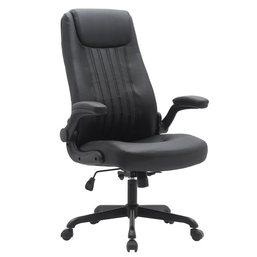 Maple Leaf Home Executive High Back Office Chair, Black, BS7008