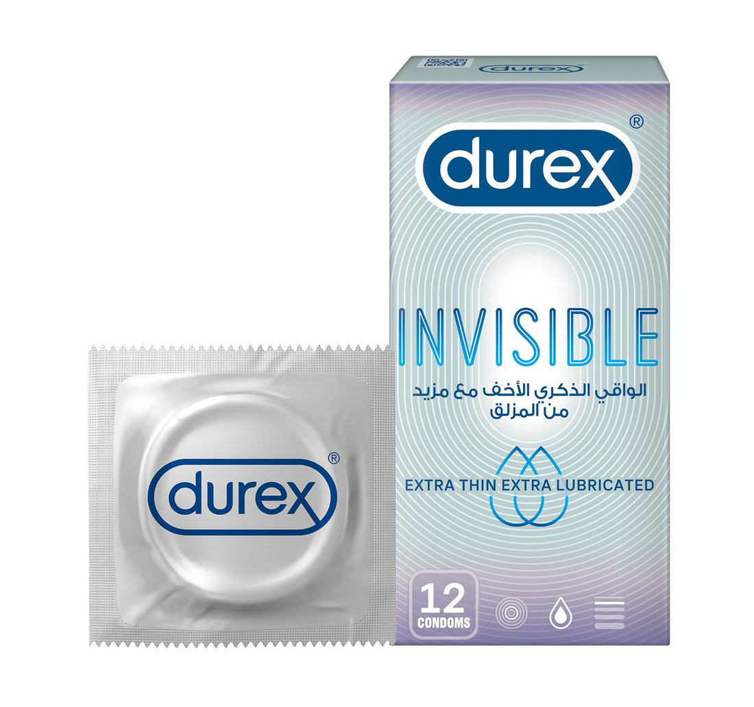 واقي ذكري غير مرئي من ديوركس، رفيع للغاية، مُزلق للغاية، 12 قطعة