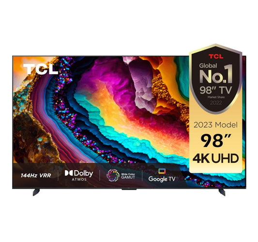 تلفزيون TCL 98 بوصة 4K UHD Google Smart LED TV 98P745