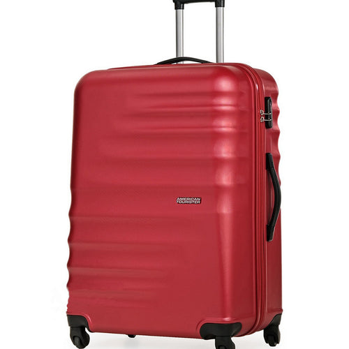 American Tourister Preston 4 Wheels Hard Trolley, 77 cm, Red
