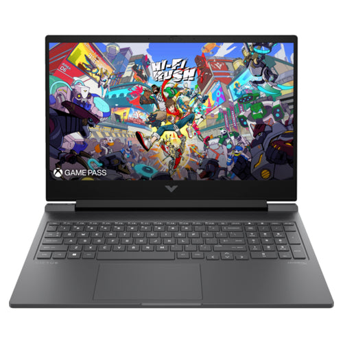 كمبيوتر محمول للألعاب HP Victus، شاشة FHD مقاس 16.1 بوصة، معالج Intel Core i7-14650HX، ذاكرة وصول عشوائي (RAM) سعة 16 جيجابايت، قرص SSD سعة 1 تيرابايت، بطاقة رسومات NVIDIA GeForce RTX 4050، لون فضي ميكا، 16-R1010NE