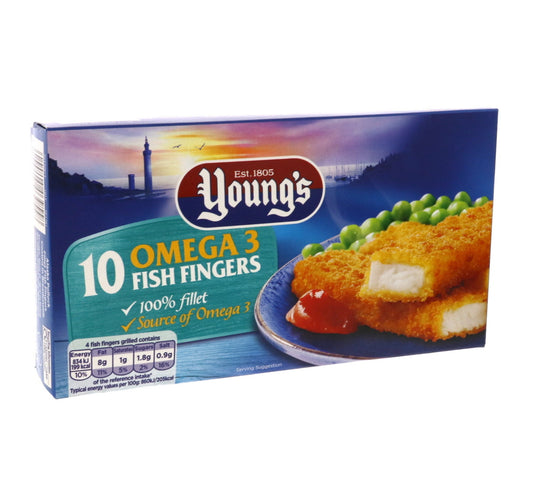 Young's Omega 3 Fish Fingers 250 g