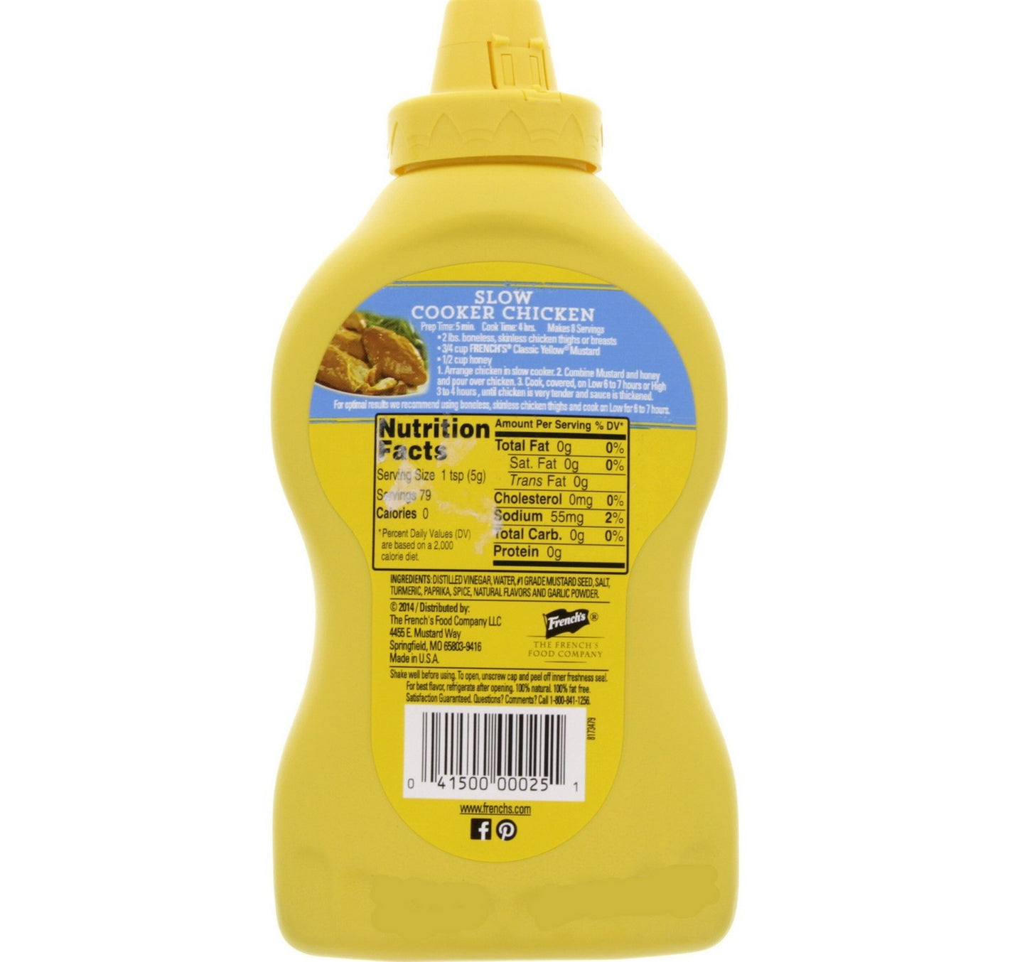 French's Classic Yellow Mustard 396 g