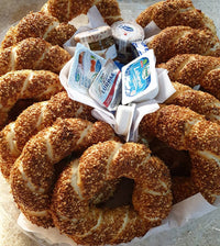 Simit (Turkish Sesame Bread Ring) Firin