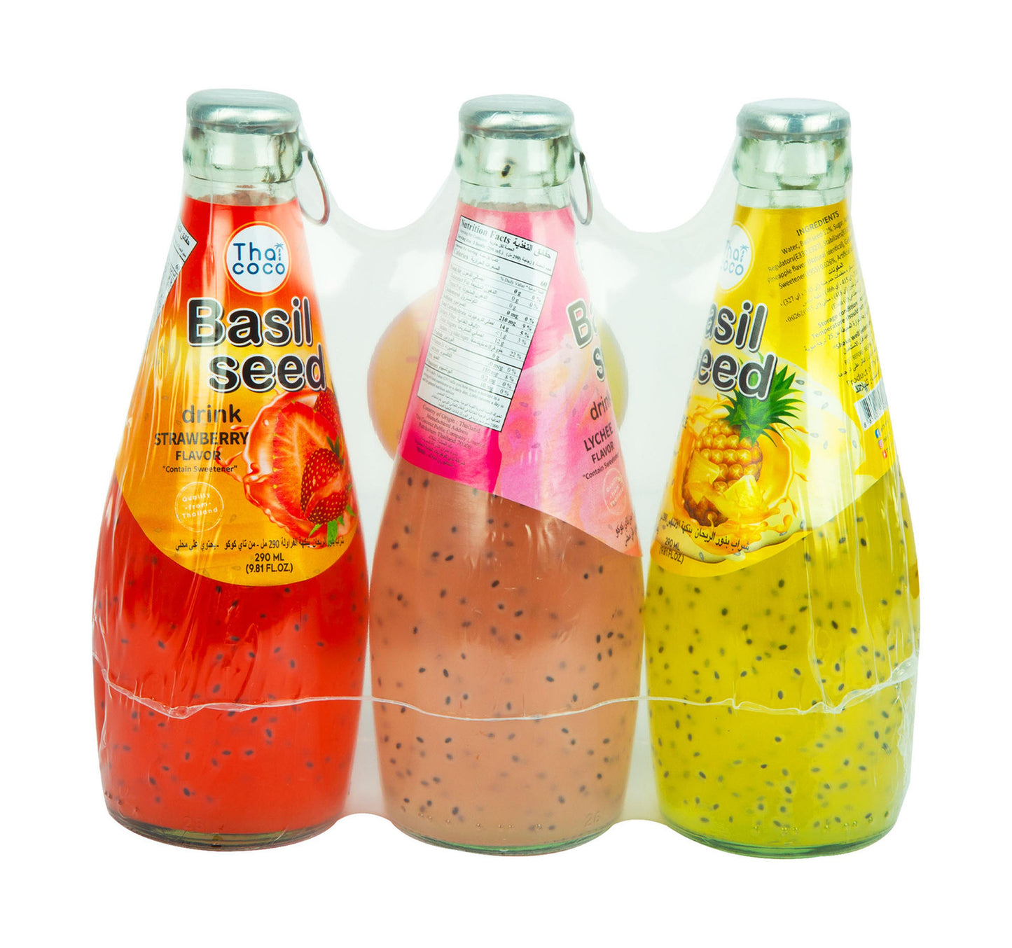 Thai Coco Basil Seed Drink Assorted 3 x 290 ml