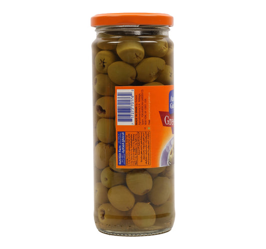 American Garden Pitted Green Olives 450 g